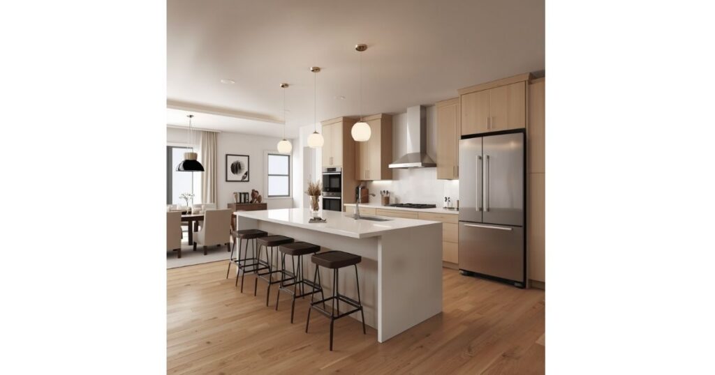 Add a Compact Island for Kitchen
