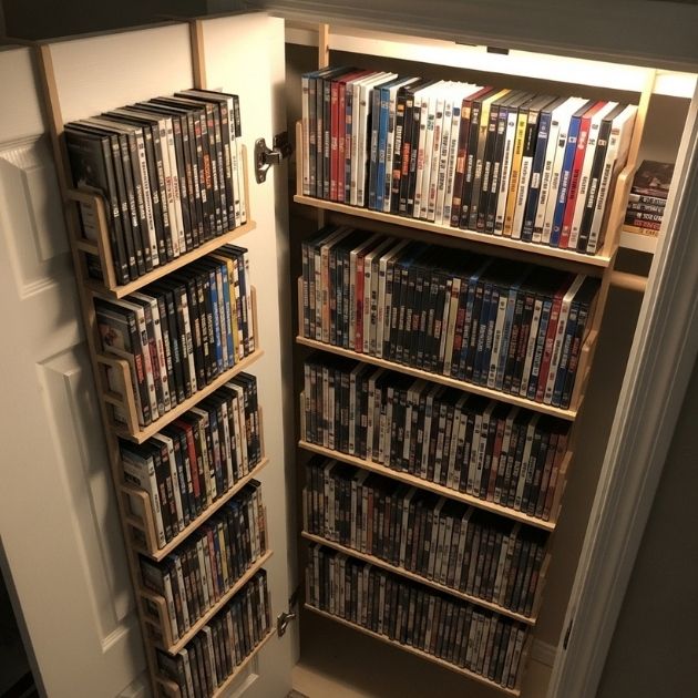 Behind-Door DVD Storage