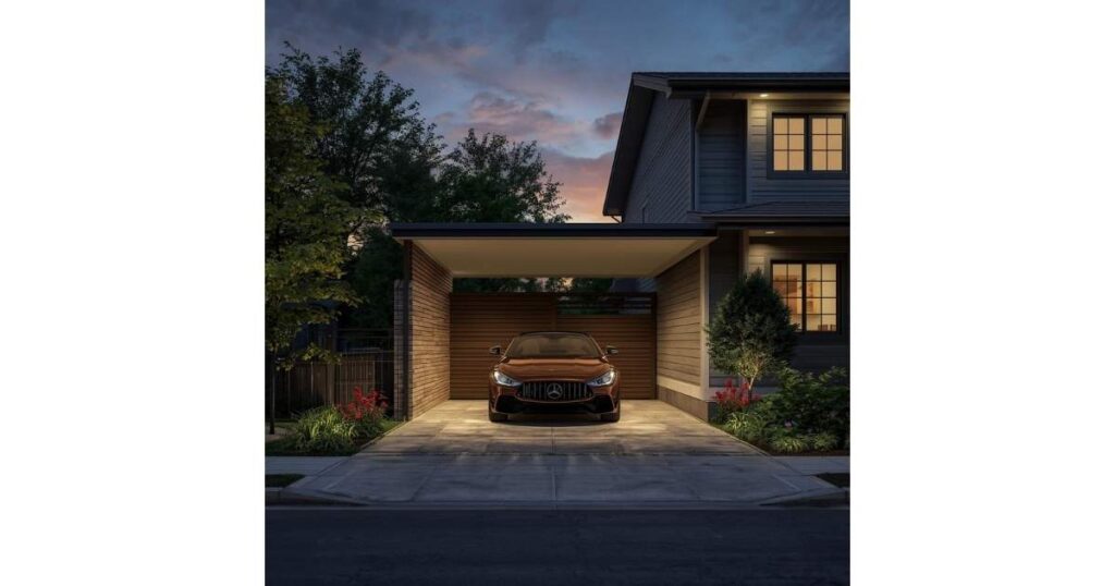 Carport with Storage