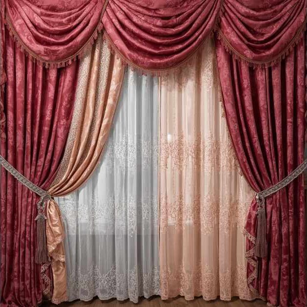 Cozy Nook Curtains with Layered Fabrics