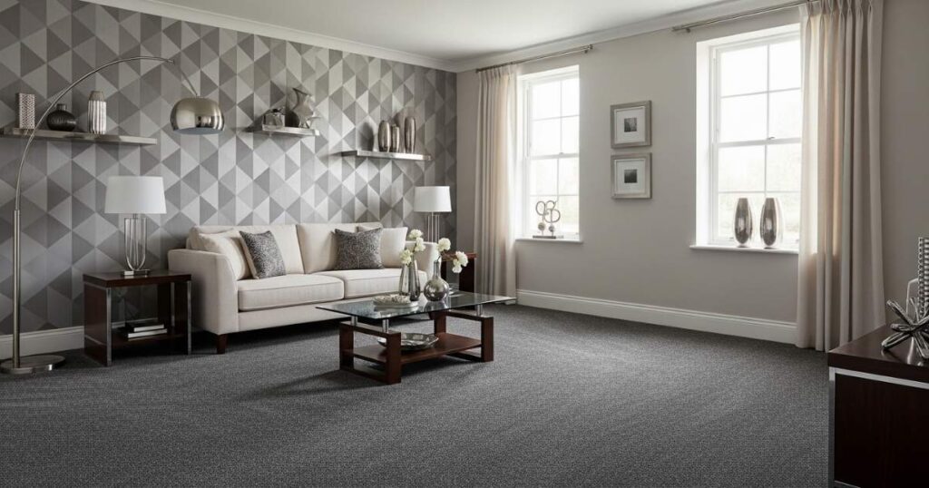 Dark Grey Carpet Wall Color Ideas 
