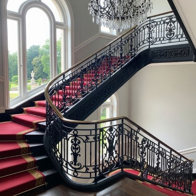 Decorative Black Railings Stairs