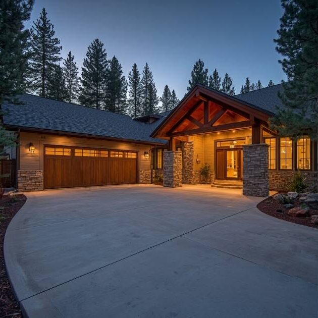 Decorative concrete driveway sealer