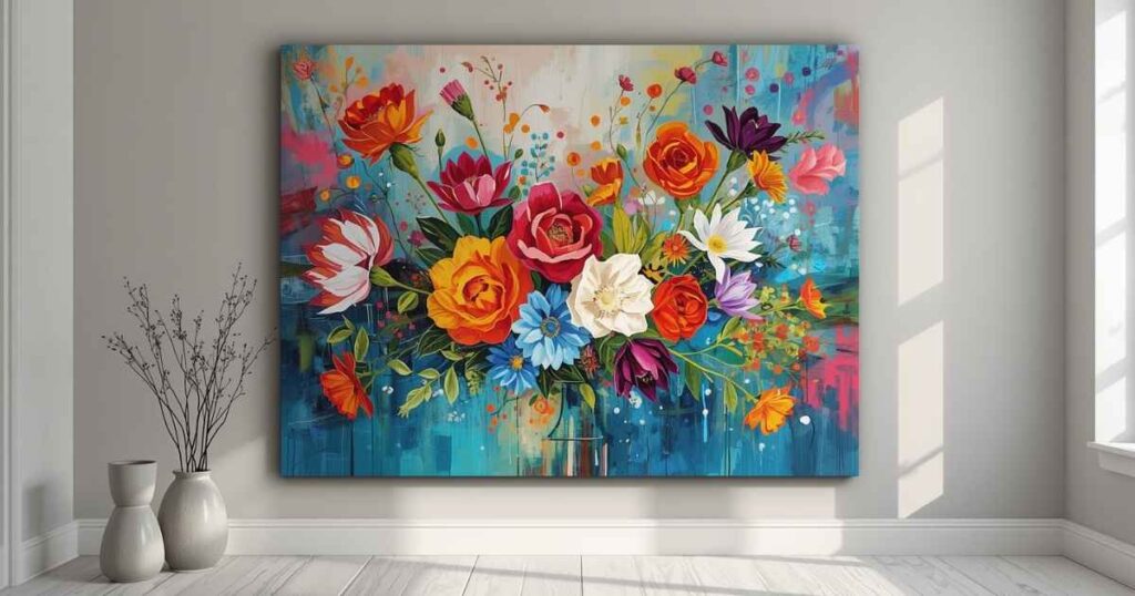 Inspiring Flower Canvas Painting Ideas