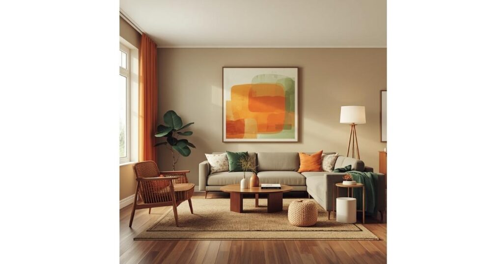 Mid-Century Modern Style with Muted Tones