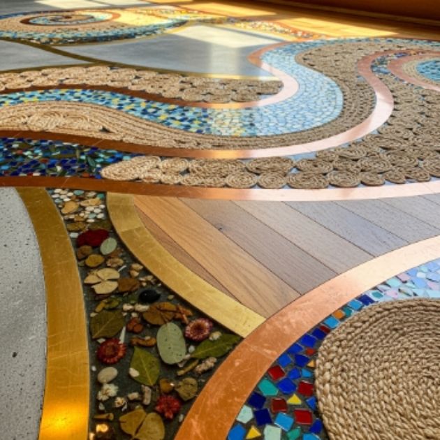 Mixed Material Magic Flooring