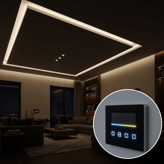 Nighttime Drama with Dimmer Controls