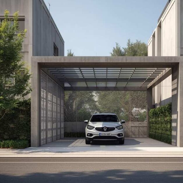 Pergola-Style Carport