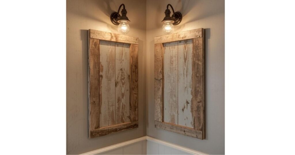 Rustic Corner Treatments