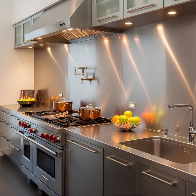 Utilize Stainless Steel Surfaces For Kitchen