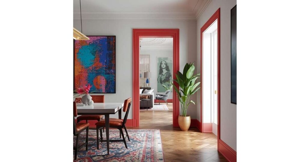 contrasting trim colors that add a modern touch to your space.
