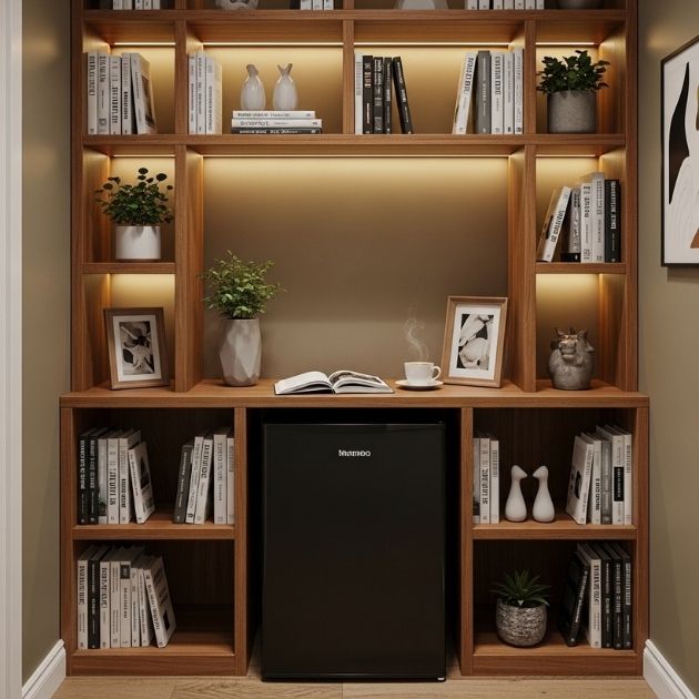 Build It Into a Bookshelf Base