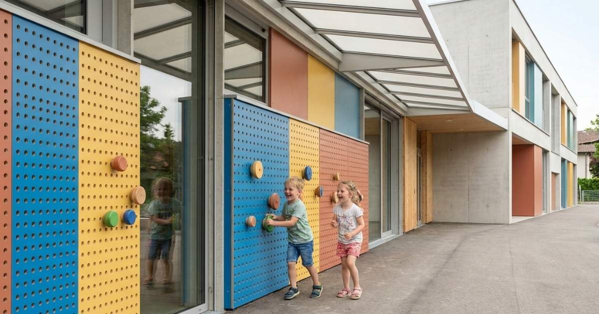 16+ Inspiring Daycare Exterior Design Ideas 