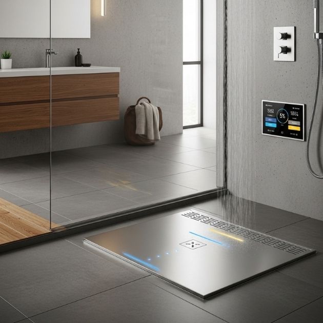 Discover the future of bathroom design with smart drains that protect and conserve water 