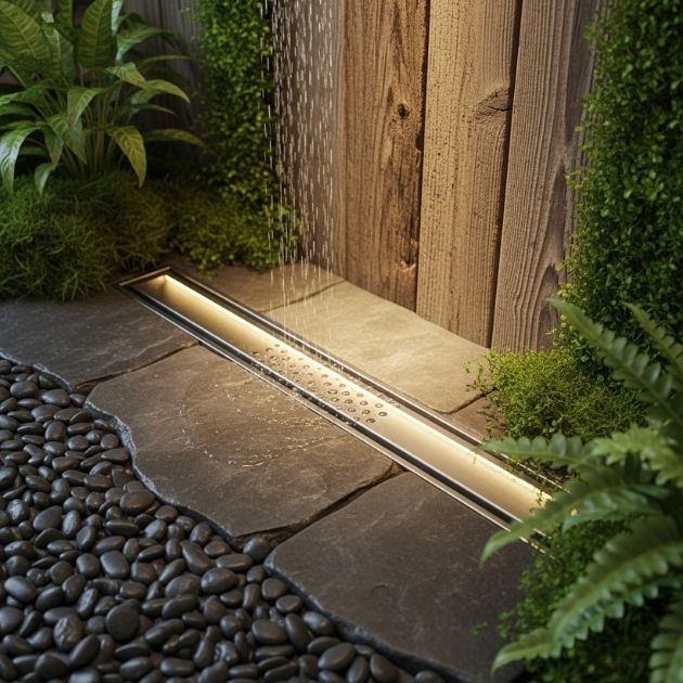 Embrace sustainability with eco-friendly shower drain options for a greener bathroom.

