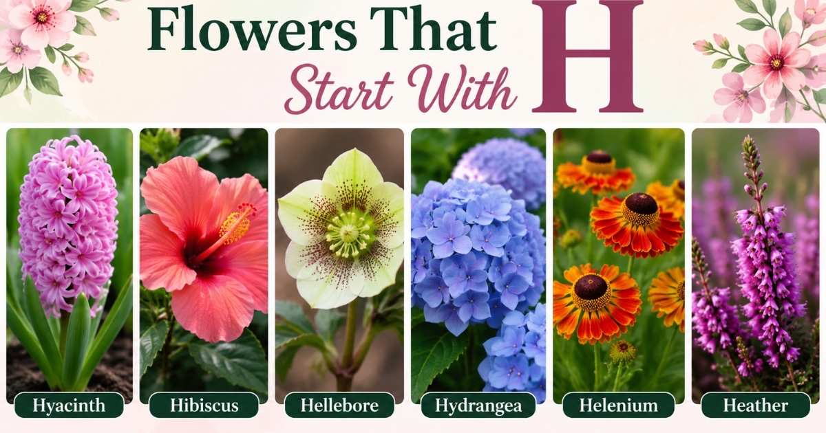 75+ Flowers That Start With H: Photos, Facts & Growing Tips