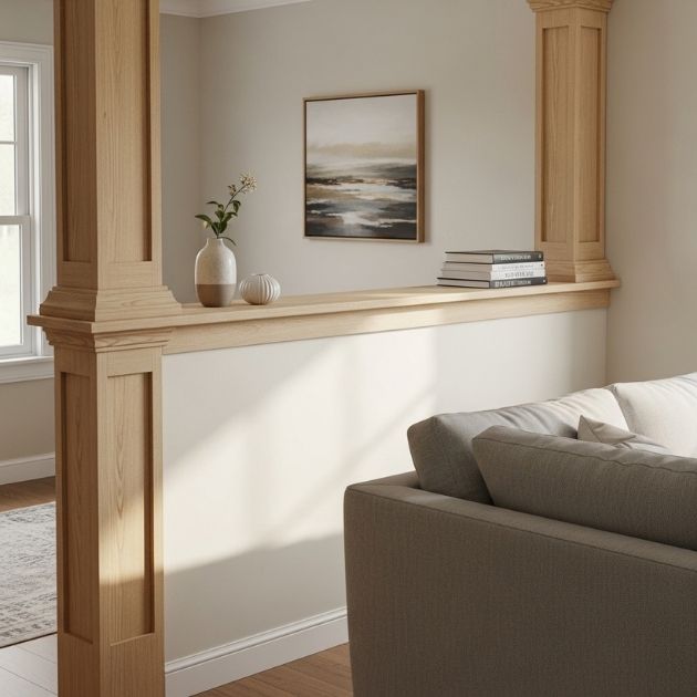 Framed Opening With Simple Columns