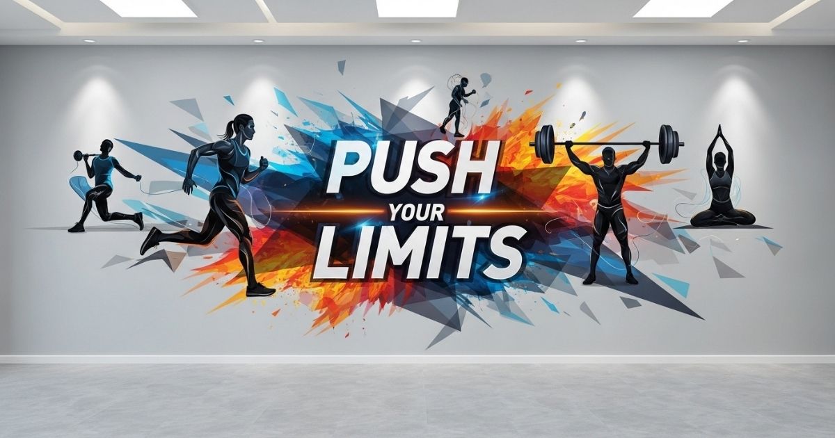 15+ Inspiring Gym Wall Design Ideas 