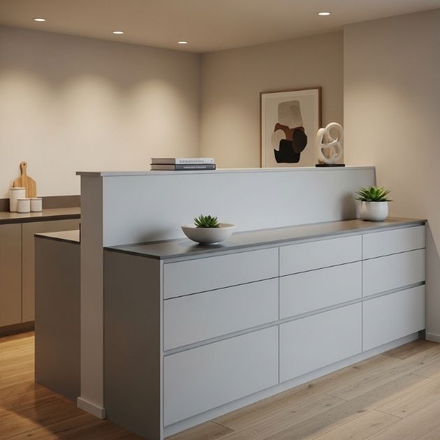 Hidden Cabinets and Drawers