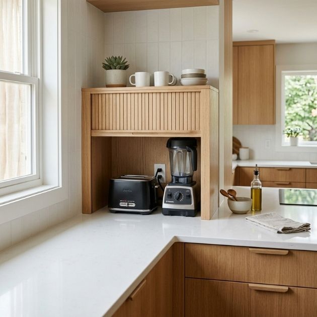 Hide Small Appliances in One Spot
