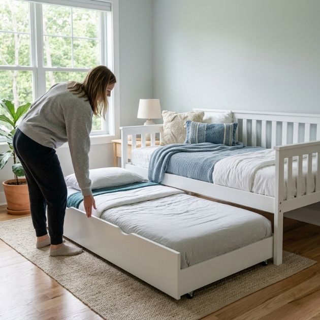Hide an Extra Sleeper With a Twin Trundle
