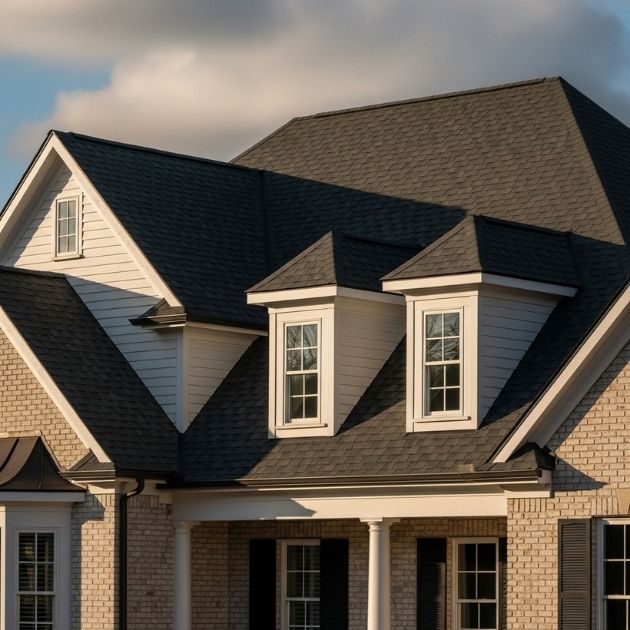 Hip dormers bring depth and sophistication to your home’s exterior. #HomeDesign #DormerIdeas
