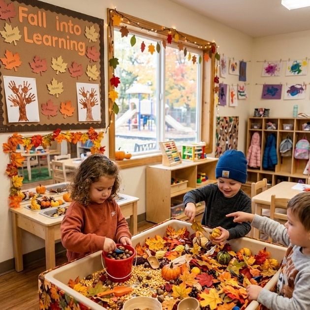 Seasonal decor brings a touch of magic to daycare settings. 🍁 #CreativeSpaces #DaycareDesign
Incorporate Seasonal Decor