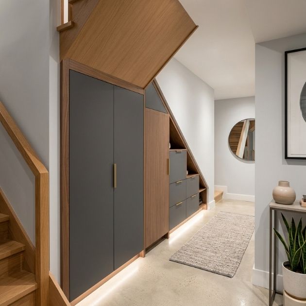 Make the Under-Stairs Area Work Harder