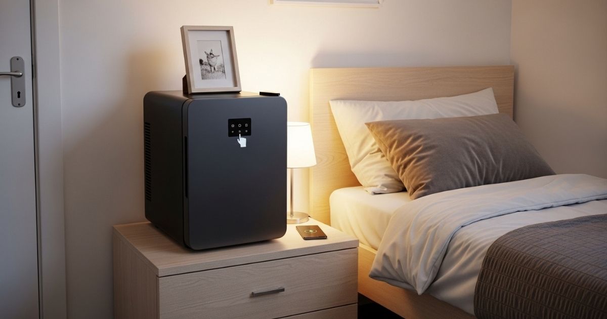 17+ Smart Mini Fridge in Bedroom Ideas for Small Spaces 