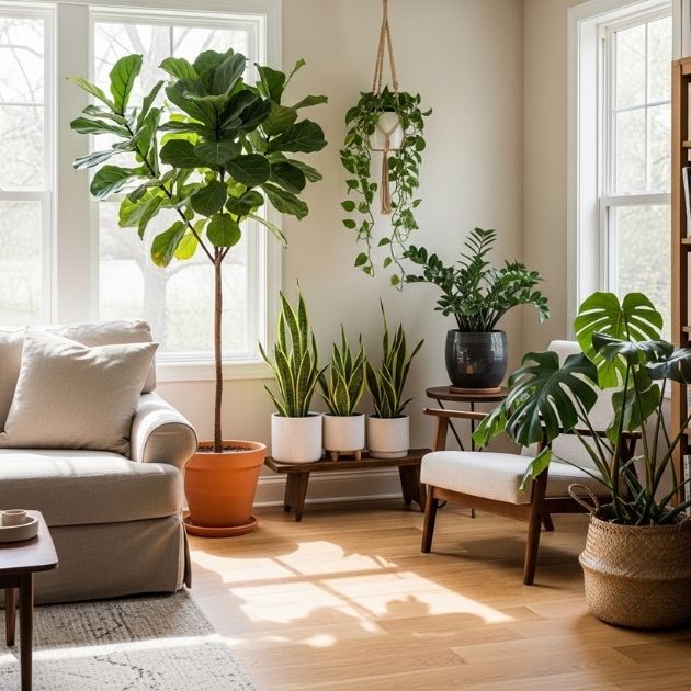 Place Potted Plants Strategically