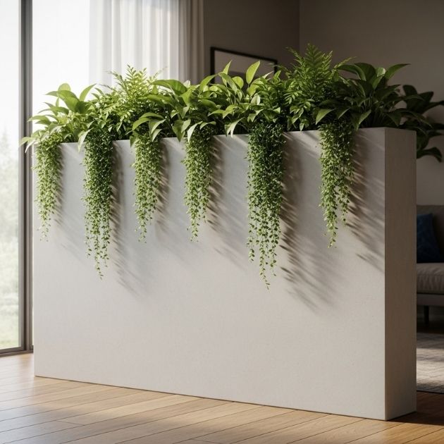 Planter Trough Built Into the Cap