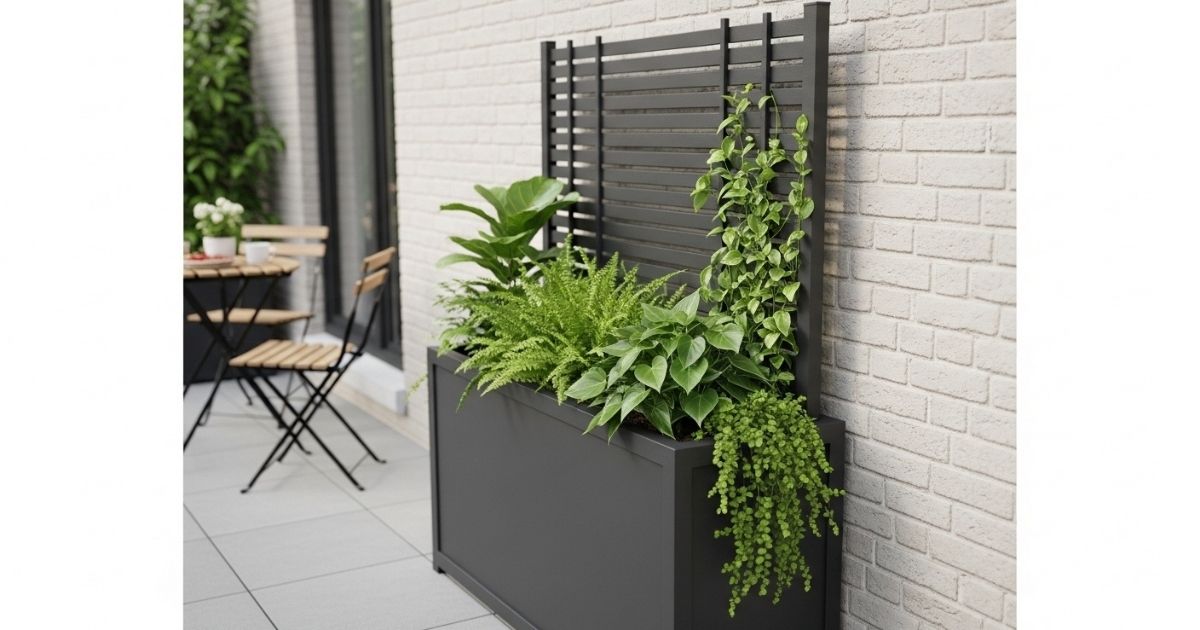17+ Stylish Privacy Planter Ideas for Small Spaces 