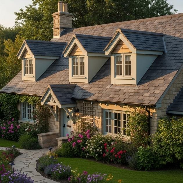 Shed dormers are perfect for adding extra space and charm to your cozy cottage.

