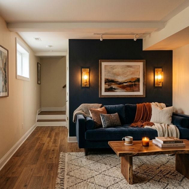 Shorten the Tunnel With a Dark Accent Wall