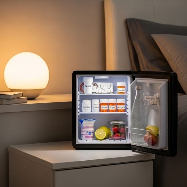 Use It as a Bedside Snack Drawer Alternative