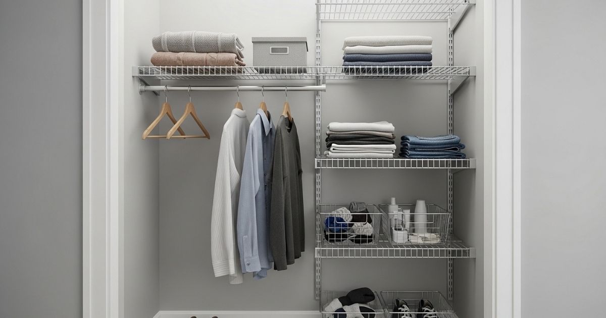 18+ Smart Wire Closet Shelving Ideas for Small Spaces 