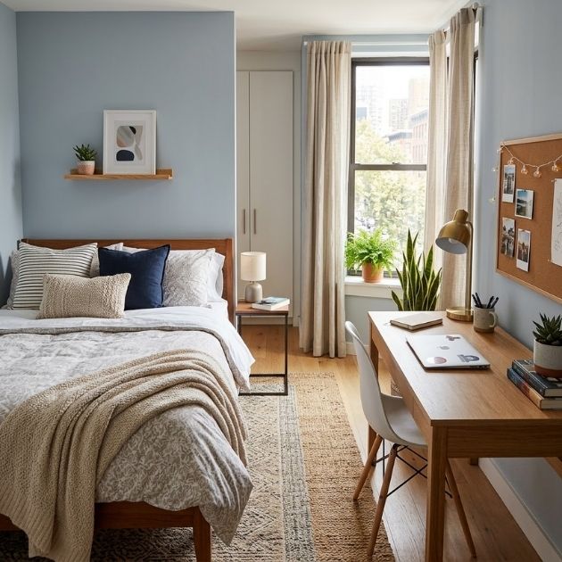 Bedroom Layout with Study Table