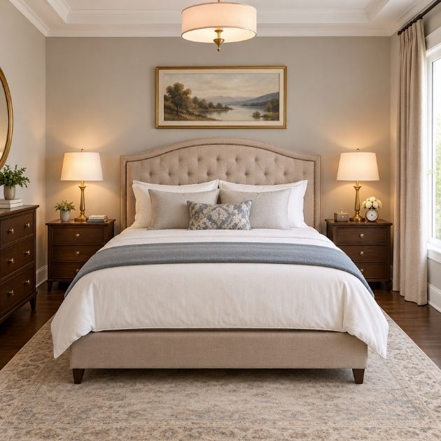 The Classic Queen Bed Layout