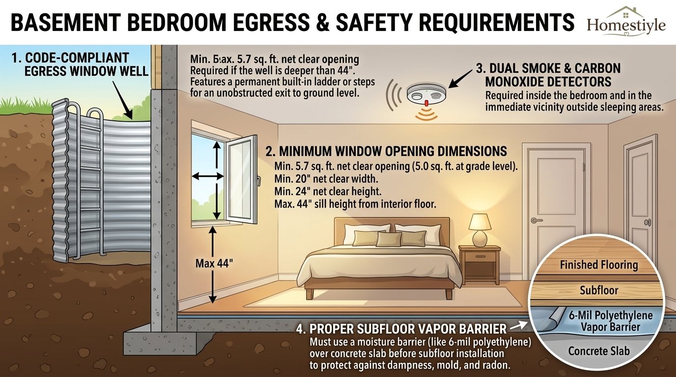 Basement Bedroom Ideas