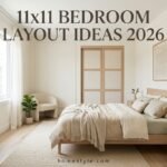 11x11 Bedroom Layout Ideas That Make a 121-Square-Foot Room Feel Open and Calm 2026