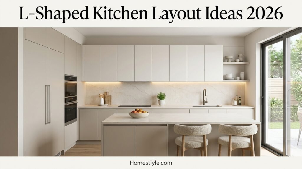 L Shaped Kitchen Layout Ideas That Turn Two Walls Into a Smooth, Social, and Spacious Cooking Space 2026