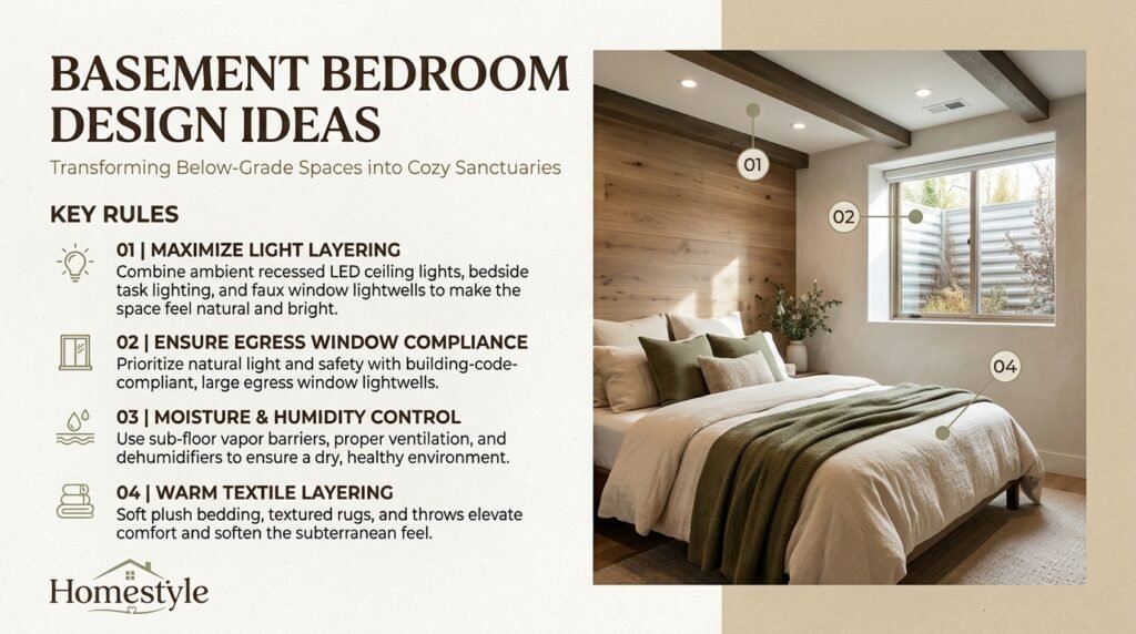 Basement Bedroom Ideas