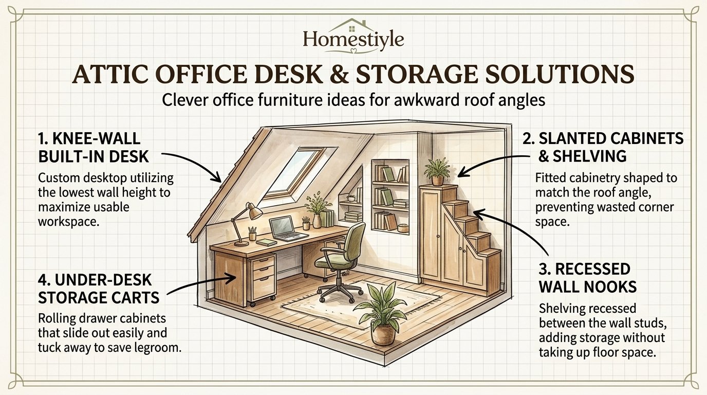 Attic Office Ideas