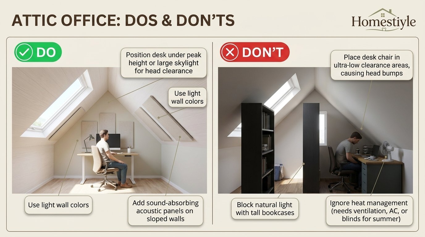 Attic Office Ideas