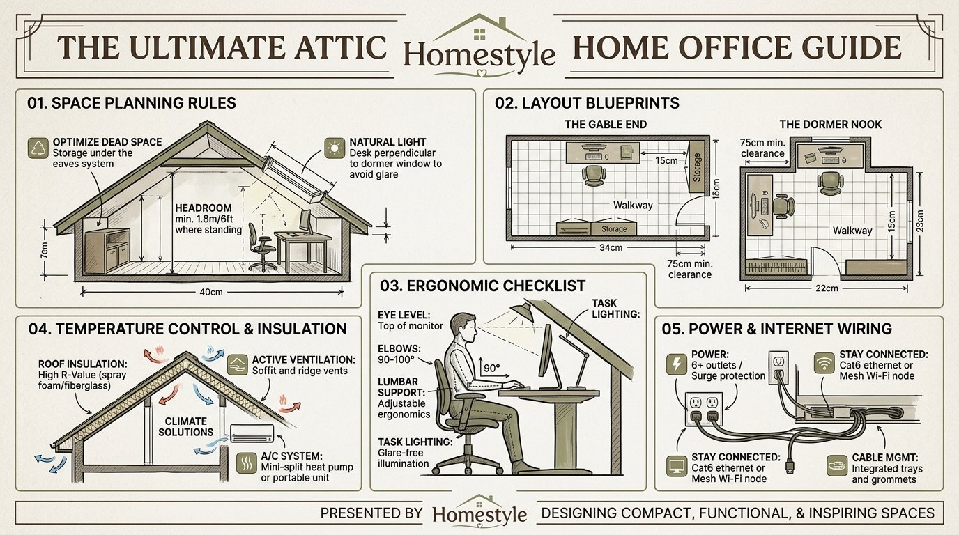 Attic Office Ideas