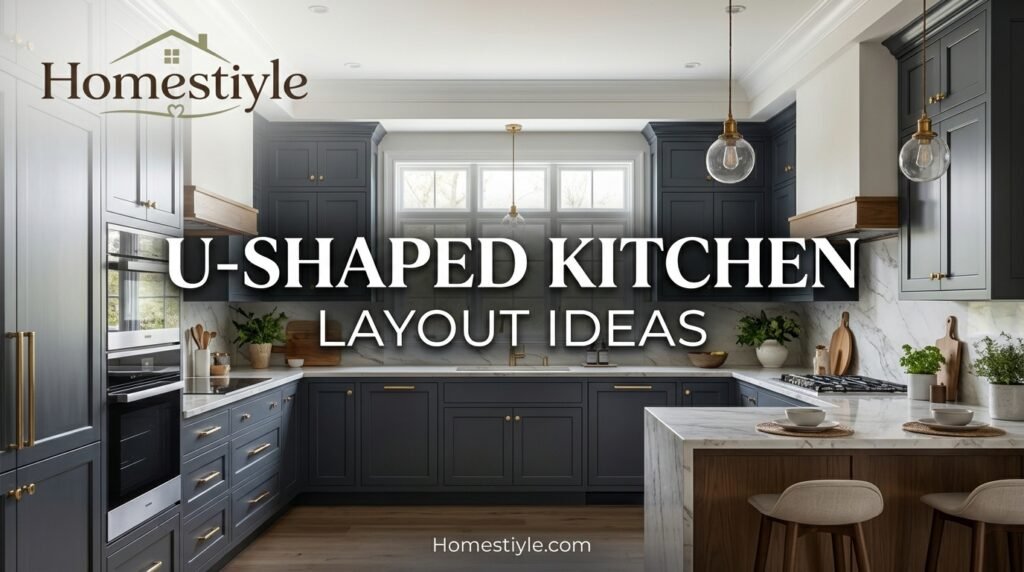 U Shaped Kitchen Layout Ideas
