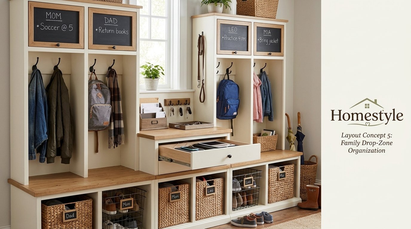 Mudroom Layout Ideas