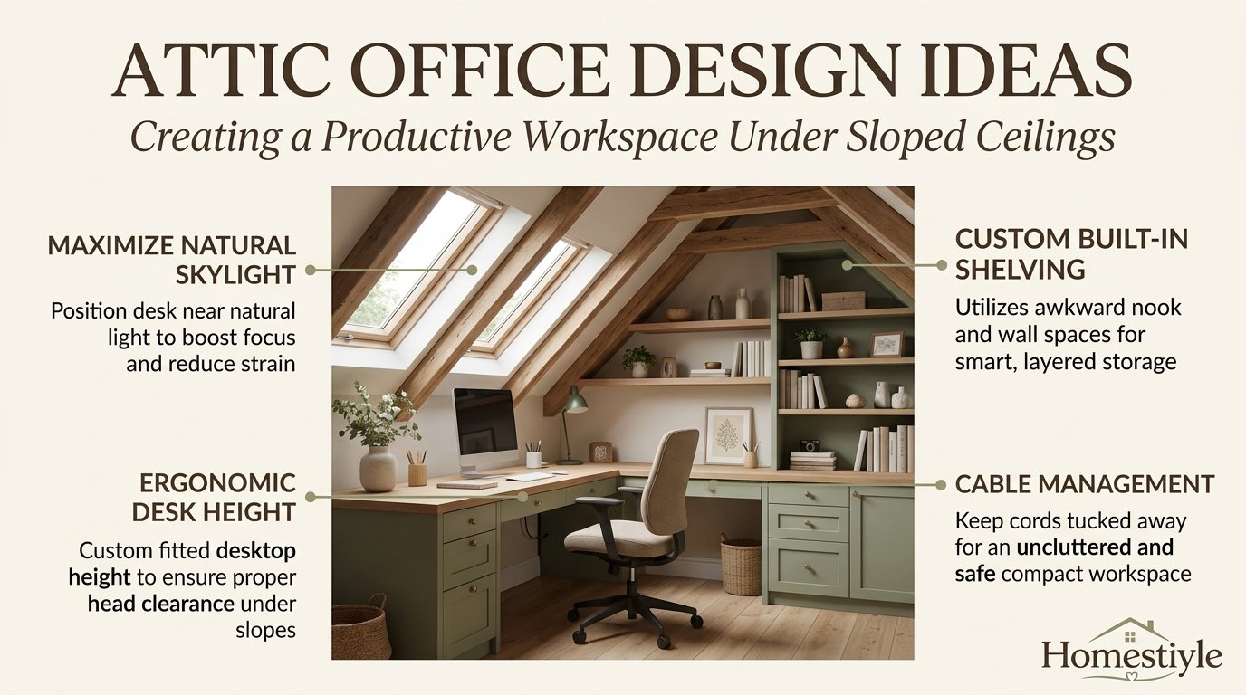Attic Office Ideas
