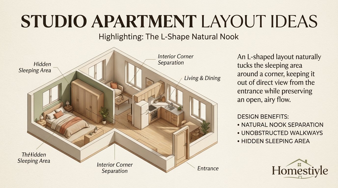 Studio Apartment Layout Ideas